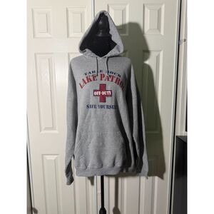 #242 - Cotton/Polyester 2XL Heather Gray Hoodie - Table Rock Rescue Graphic